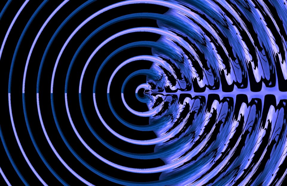 Modern spiral pattern
