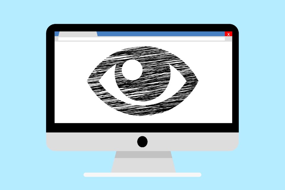 Screen eye privacy - Free digitally-made illustrations on creazilla.com