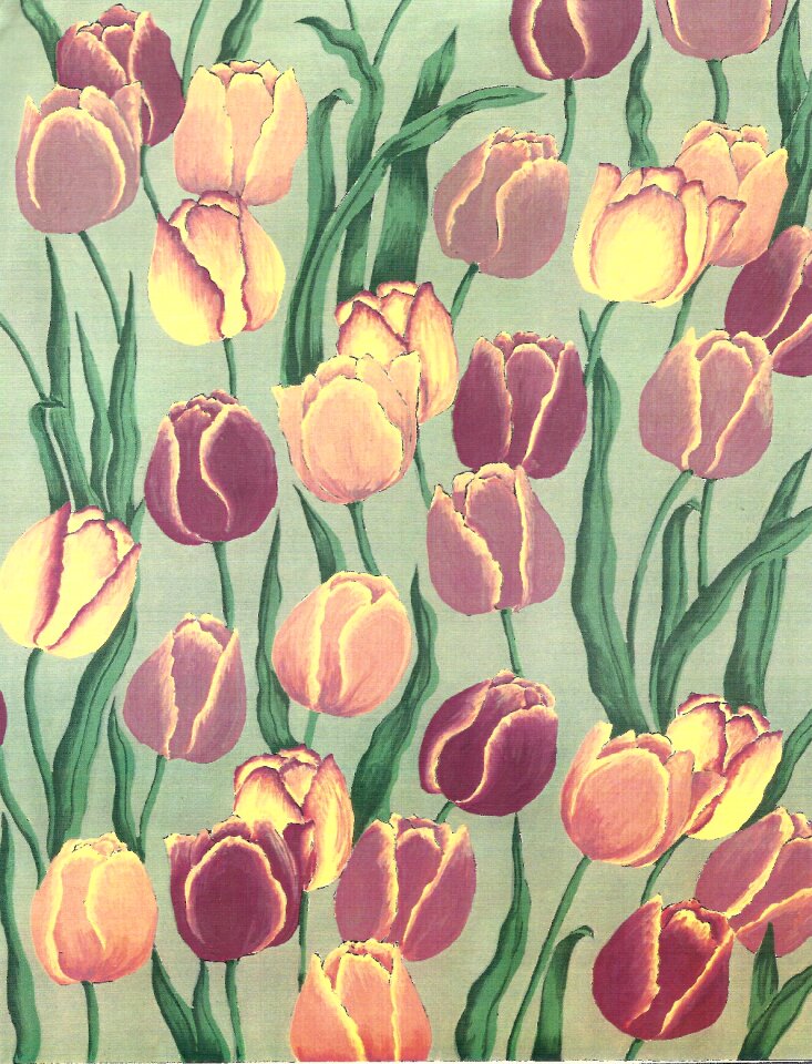 Floral color garden