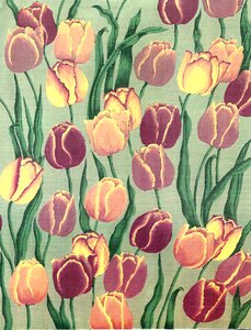 Floral color garden
