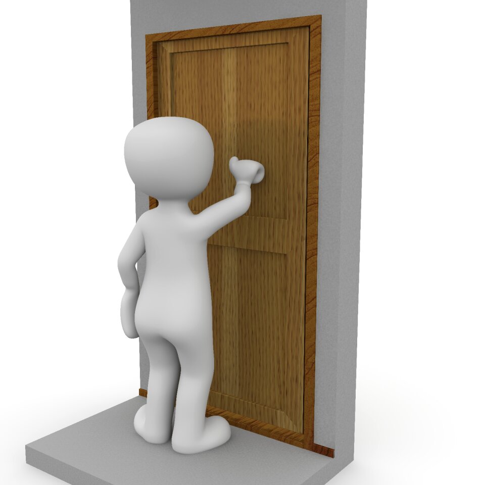 Blocked front door input range