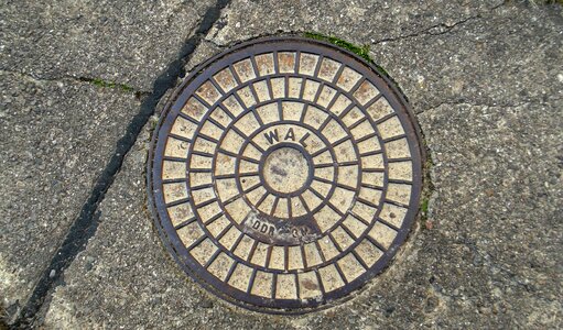 Manhole covers lid metal plate