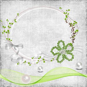 Ribbon green Free illustrations