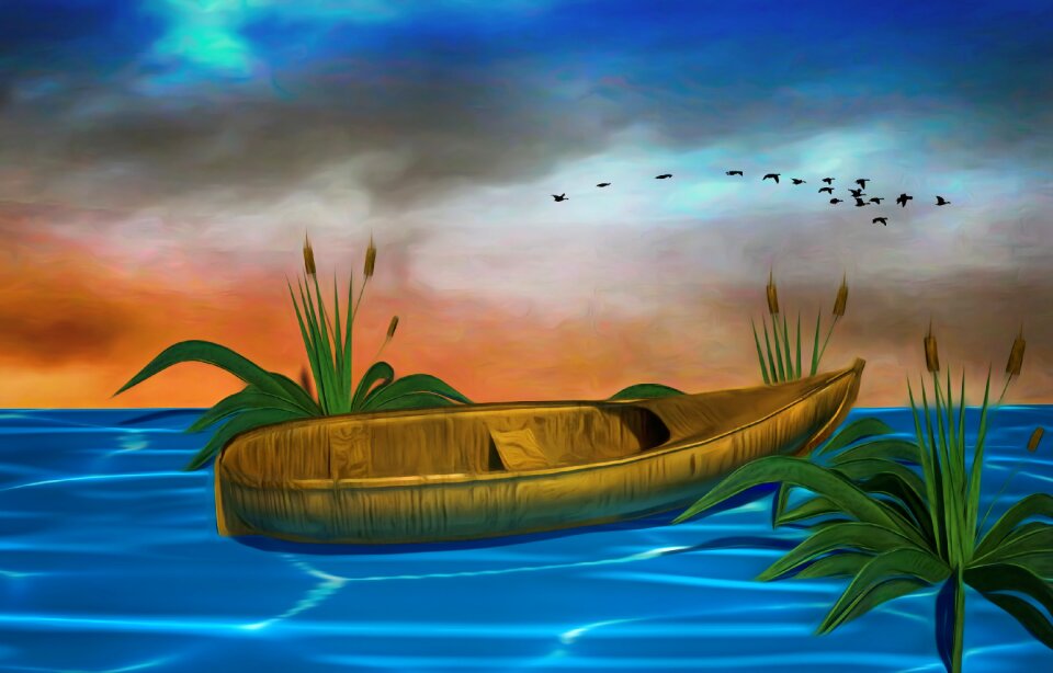 Lake landscape nature