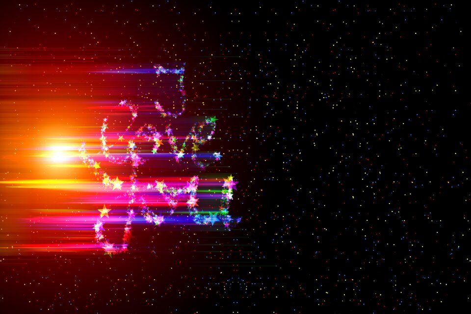 Rainbow colors color abstract