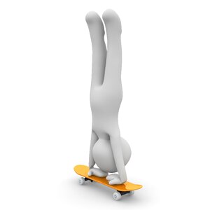 Skating roll skateboarding