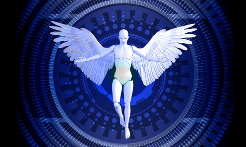 Futuristic science modern