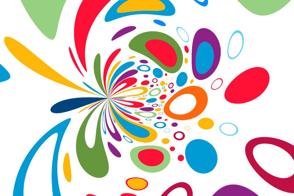 Points atmosphere colorful