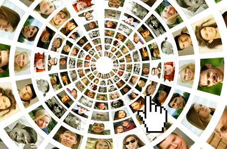 Faces heads human