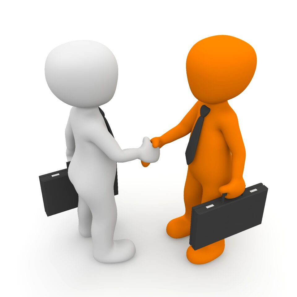 Businessmen togetherness person