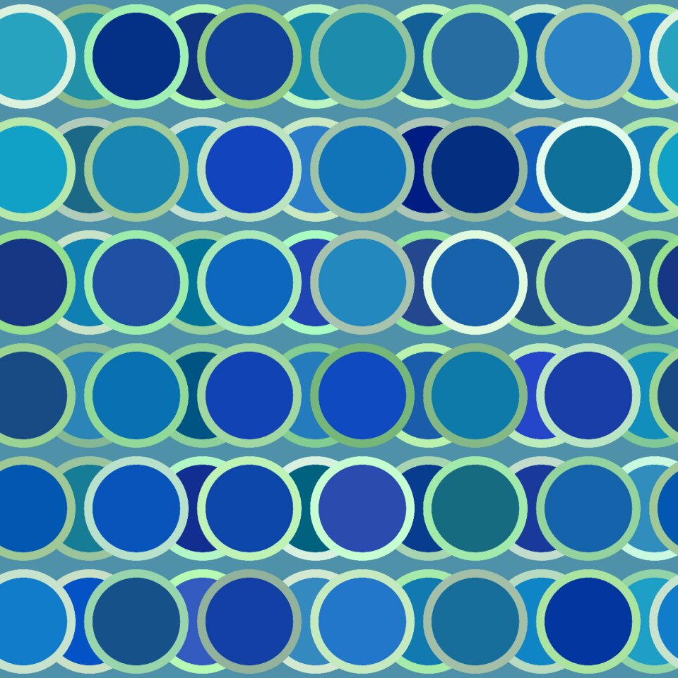 Pattern background blue circle