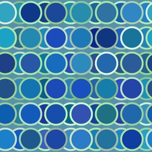 Pattern background blue circle