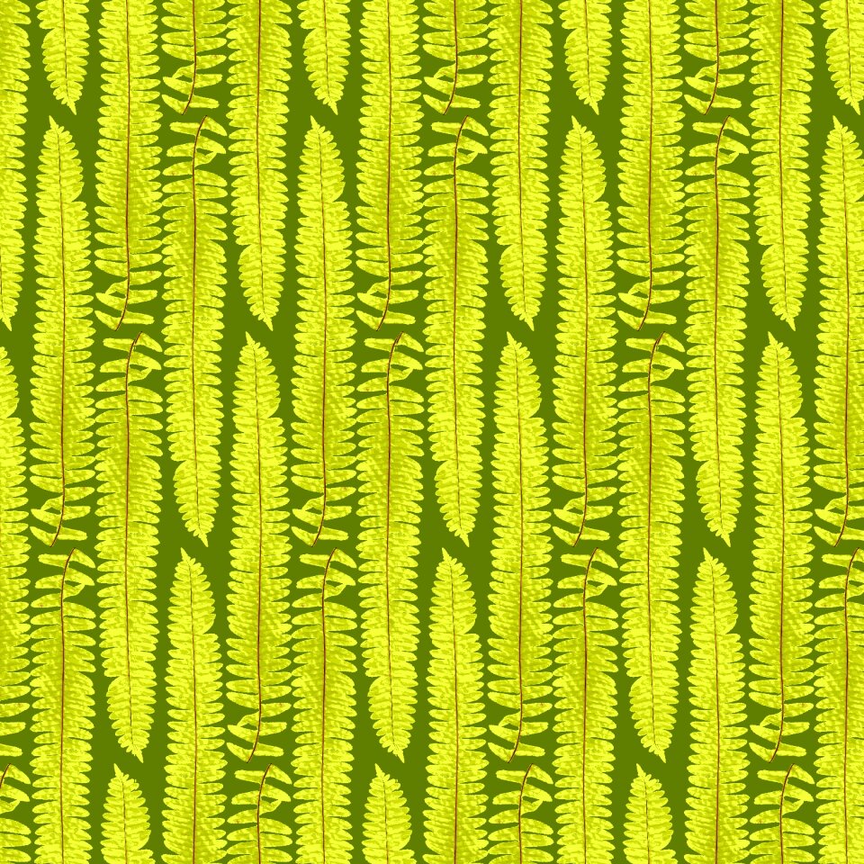 Leaves ongoing pattern seamless