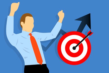 Businessman improvement market