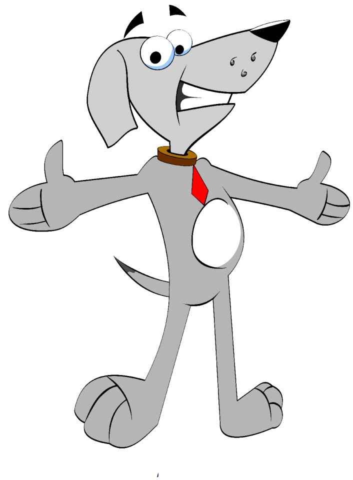 Canine carnival cartoon