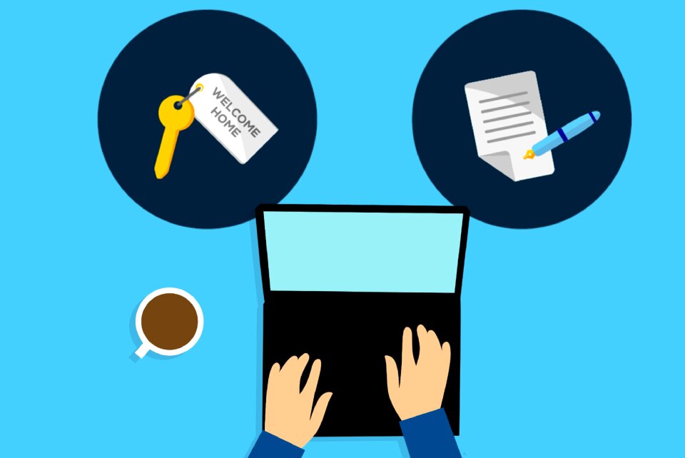 Online house contract