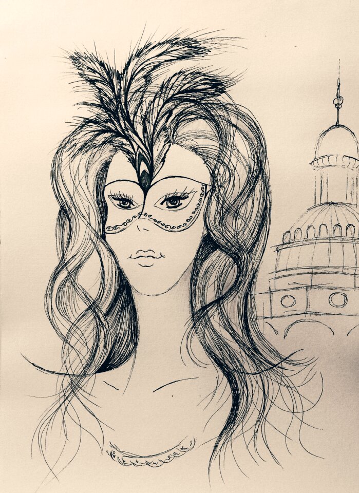 Italian venice mask