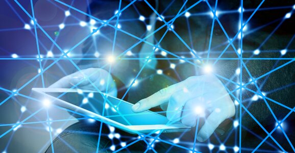 Block chain globe digitization