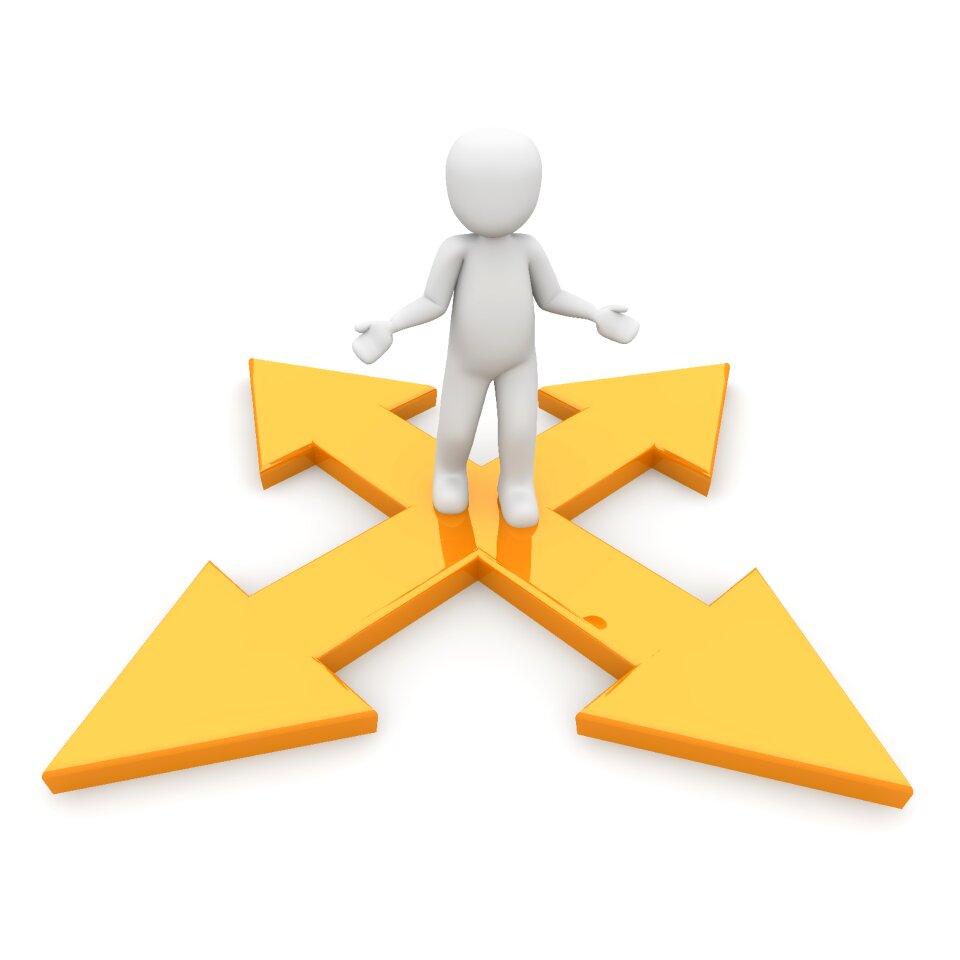 Fork in the road decision Free illustrations