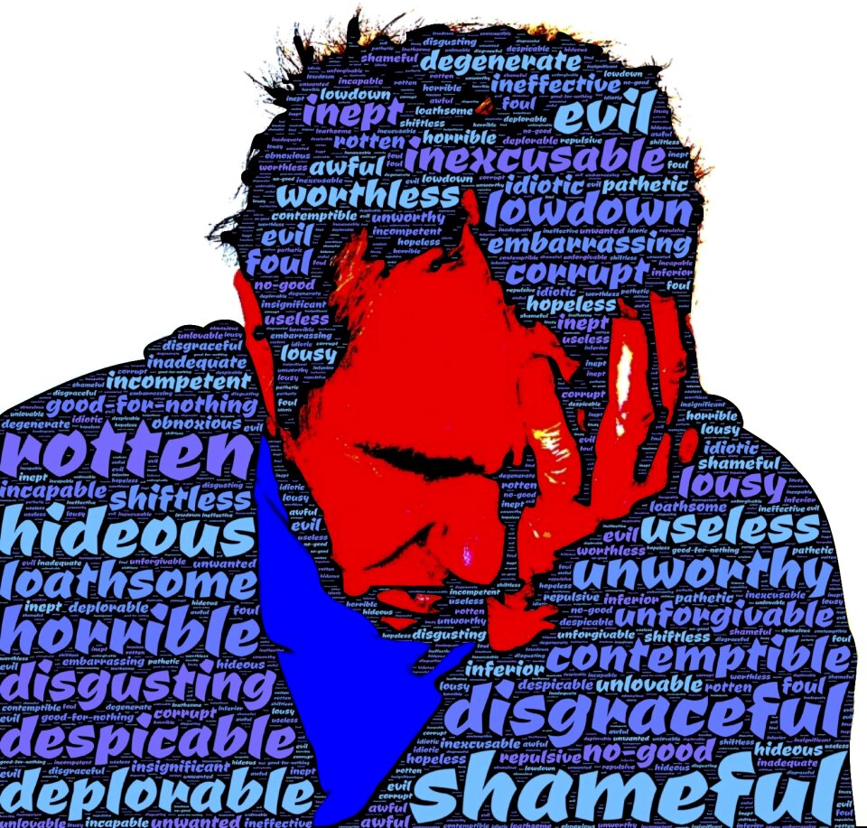 Worthless disgrace guilt
