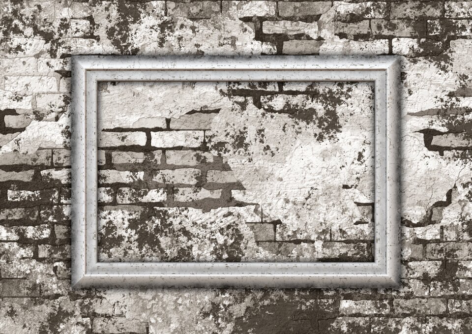 Plaster old brittle