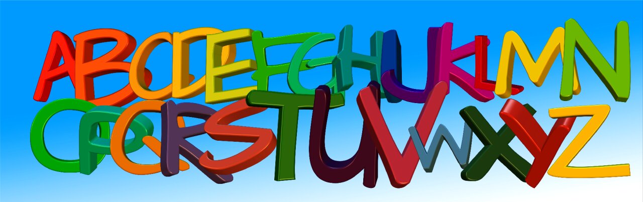 Alphabet letters read