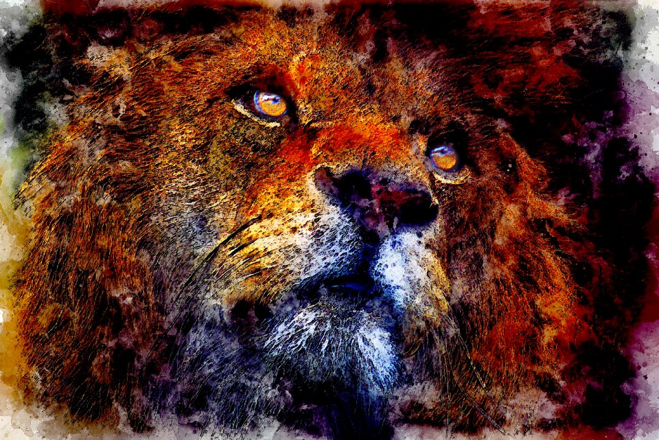 Look watercolor vintage