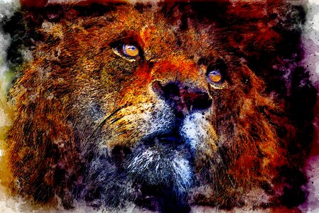 Look watercolor vintage