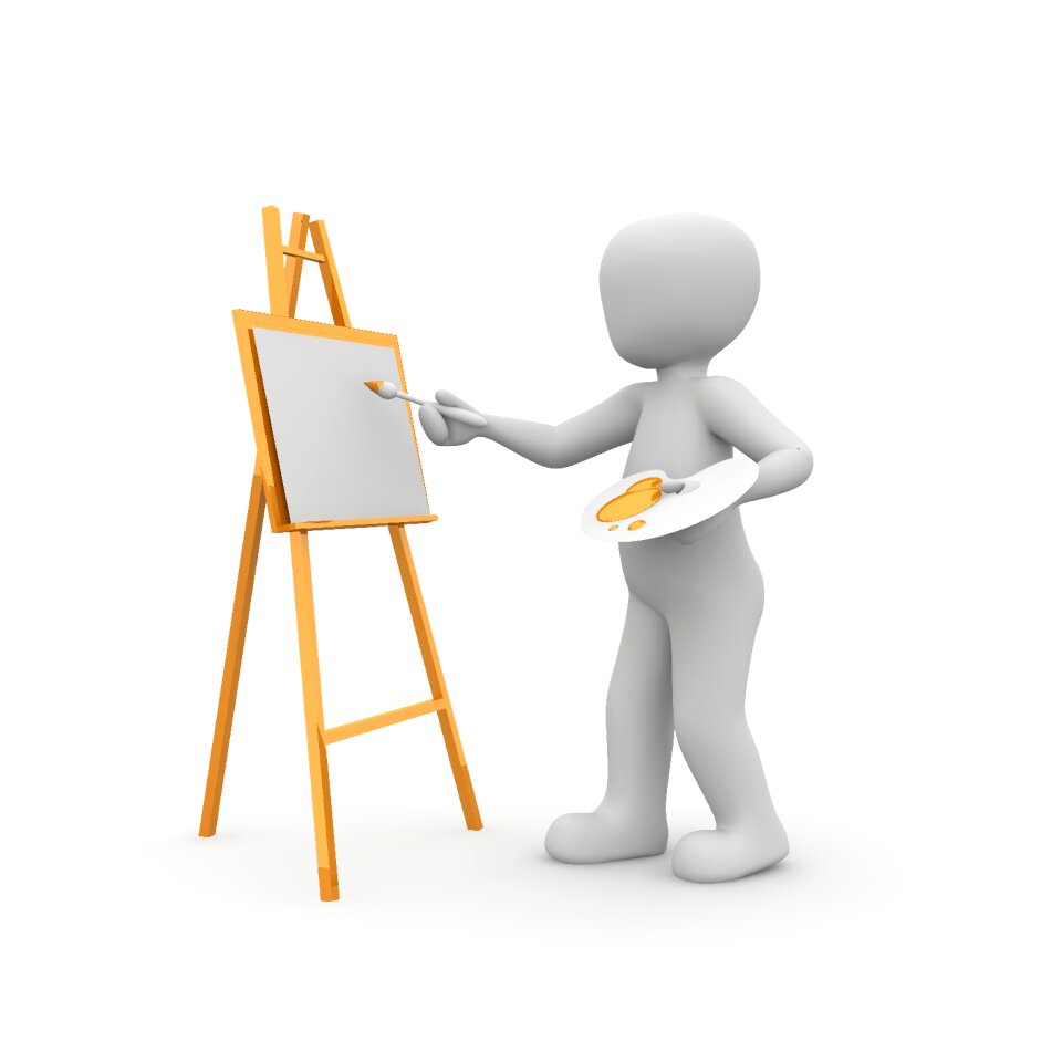 Mural easel artists