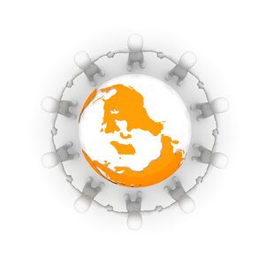 Planet environment symbol