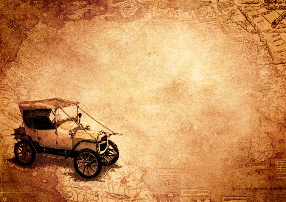 Old drawing travel