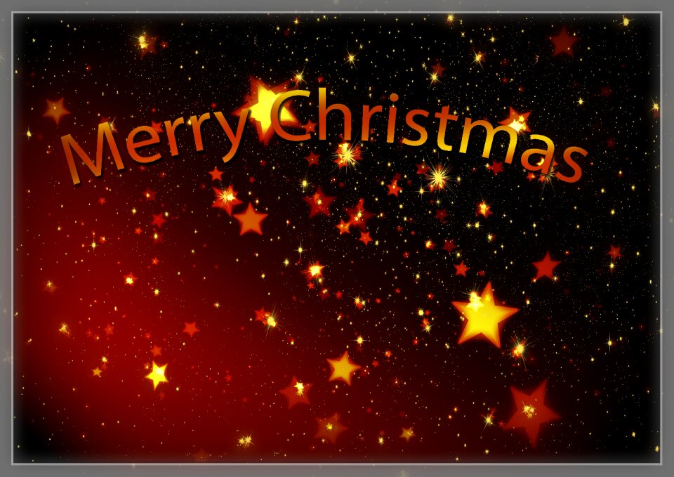 Background advent starry sky