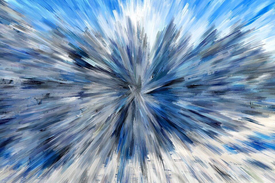 Pattern blue art