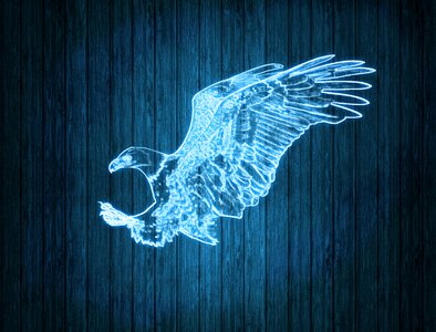 Glow blue prey
