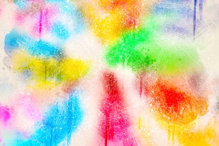 Vintage colorful artistic
