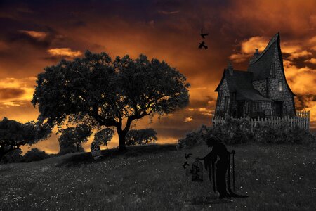 Dark mystical evil