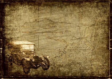 Old drawing travel