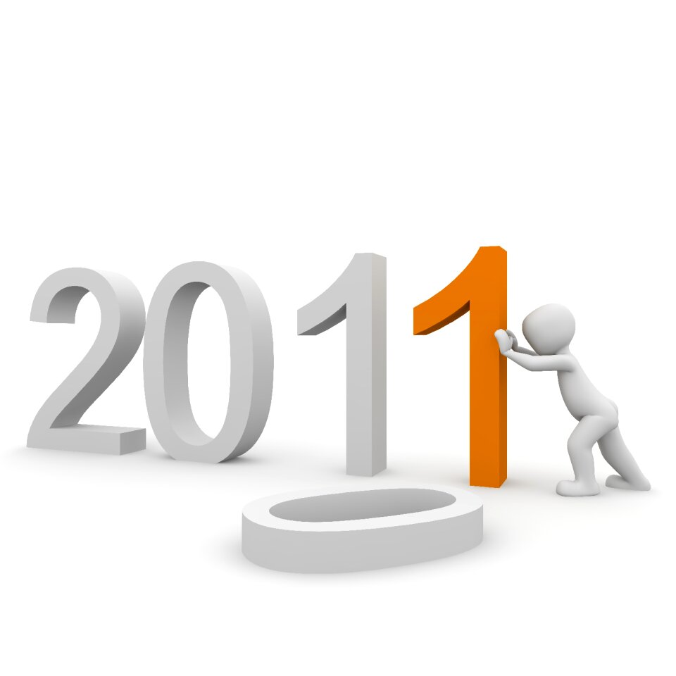2011 turn of the year Free illustrations