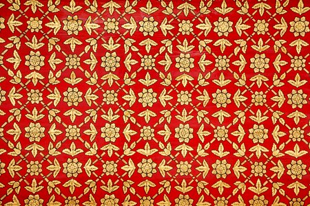 Golden background red