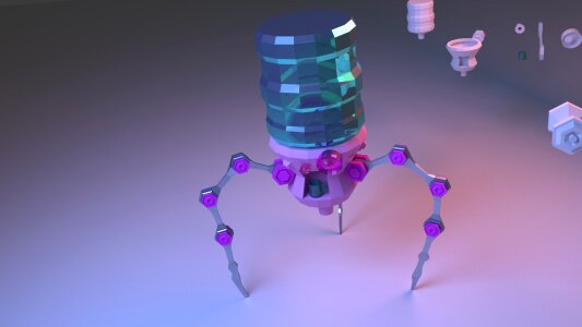 Art polygon spider