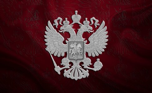 Imperial eagle flag flag of russia