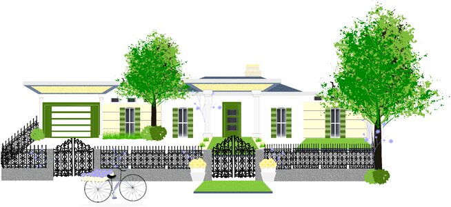 Villa design house Free illustrations