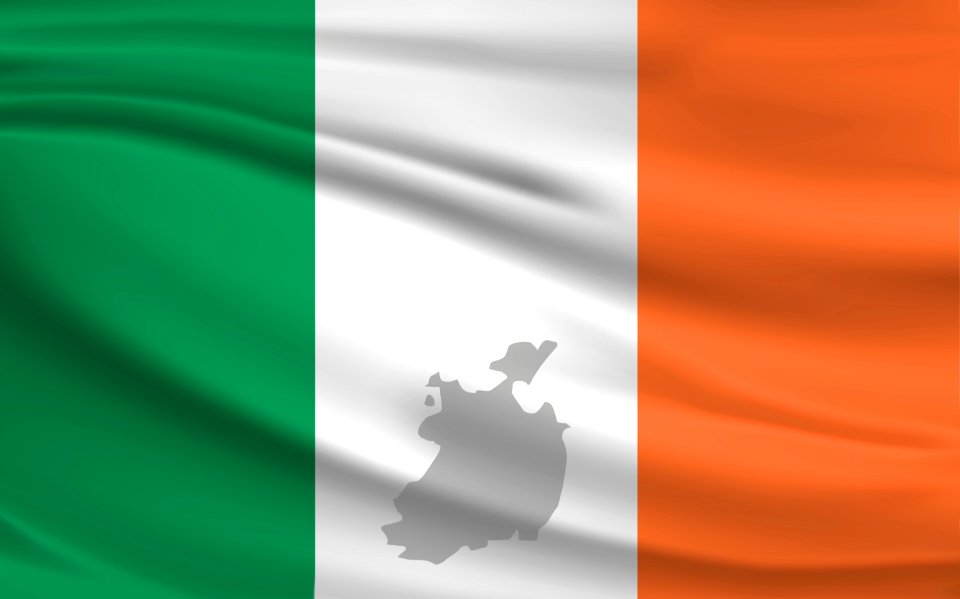 Green white orange