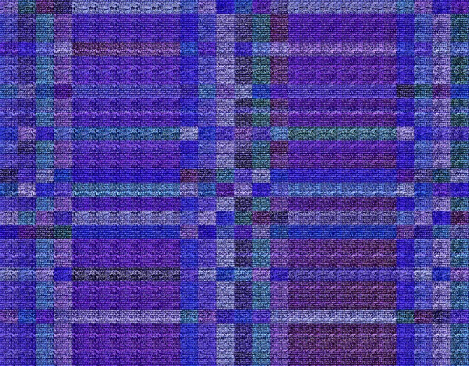 Blue purple green