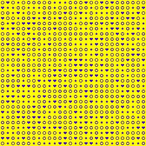 Seamless pattern heart shape pattern