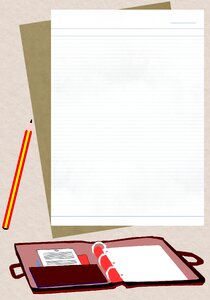 Paper office stationery