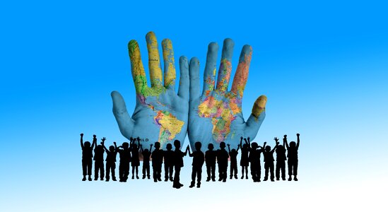 Africa hands cheers