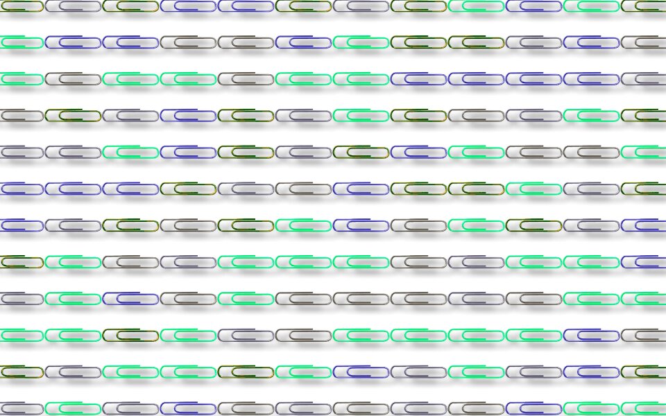 Business stationery paper clip