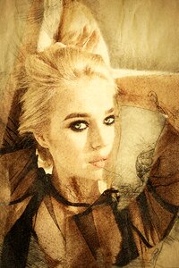 Blonde white fashion