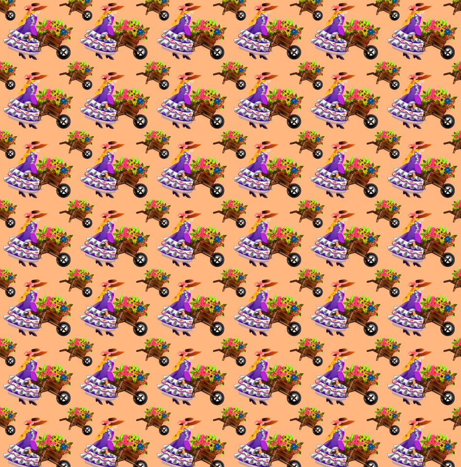 Wheel barrow wheel background